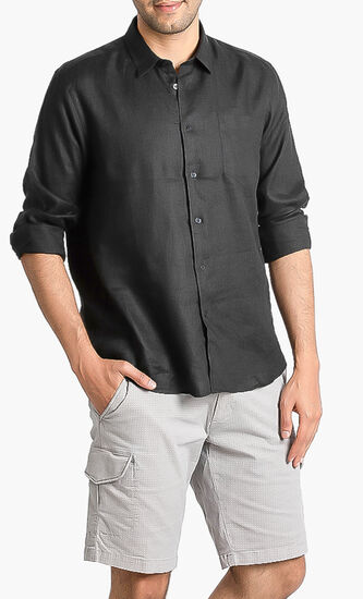 Caroubis Light Brown Long Sleeve Shirt