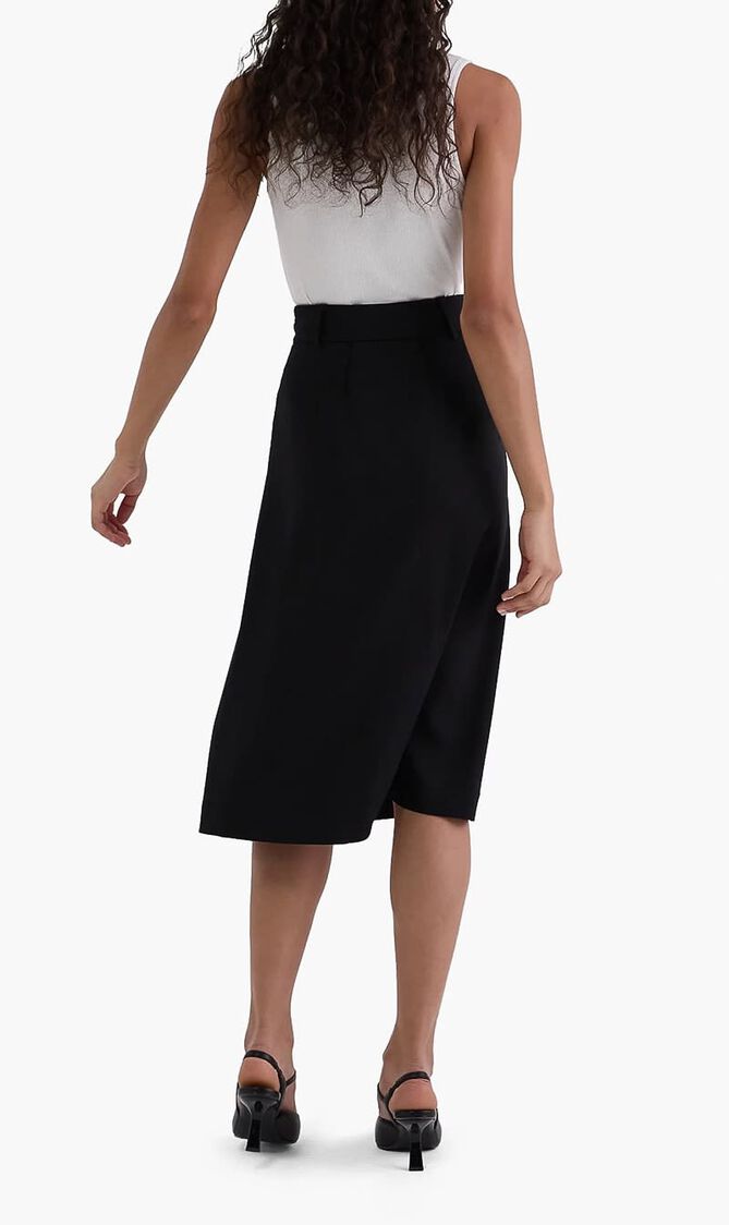 PLEATED PANEL SKIRT