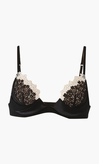 Floral Lace Underwire Bra