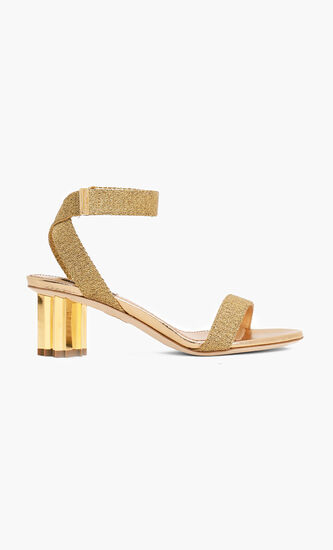 Tape Leaf Heeled Sandals