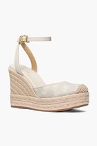 Larissa Logo Jacquard Espadrille Wedge