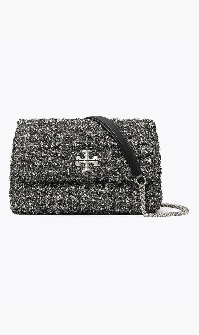 KIRA TWEED SMALL CONVERTIBLE SHOULDER BAG