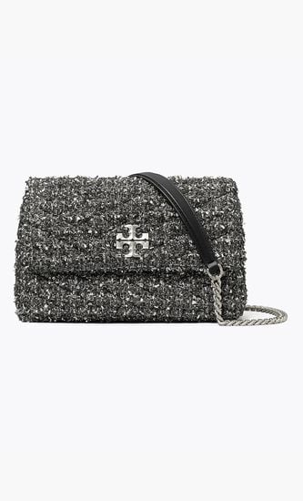 KIRA TWEED SMALL CONVERTIBLE SHOULDER BAG