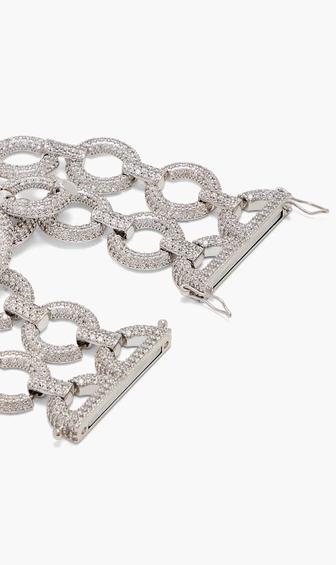 Double Crystal Link Bracelet