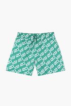 All Over Logo Print Swimming Shorts