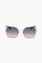 METAL SUN GLASSES F GOLDOTHER GRADIENT BLUE