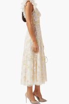 Sequin Dandelion Ruffle Ballerina Dress