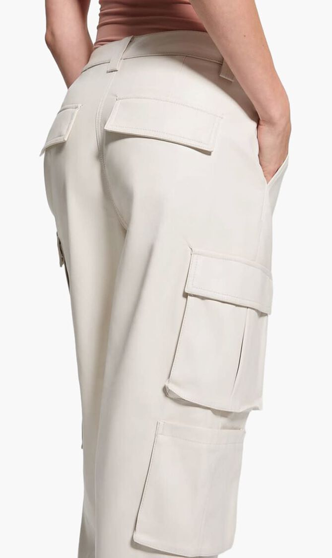 Kori Faux Leather Cargo Pant