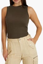 Denisa Striped Jersey Top