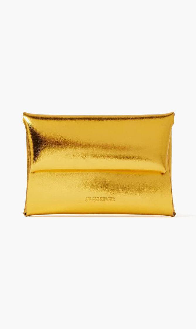 Folded Coin Laminated Leather Purse