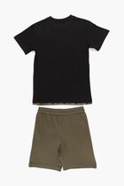 Alvaro Solid Jersey T-shirt and Shorts Set