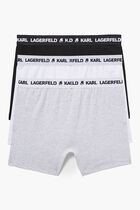 Logo Monochrome Trunks - 3 Pack Logo Monochrome Trunks - 3 Pack