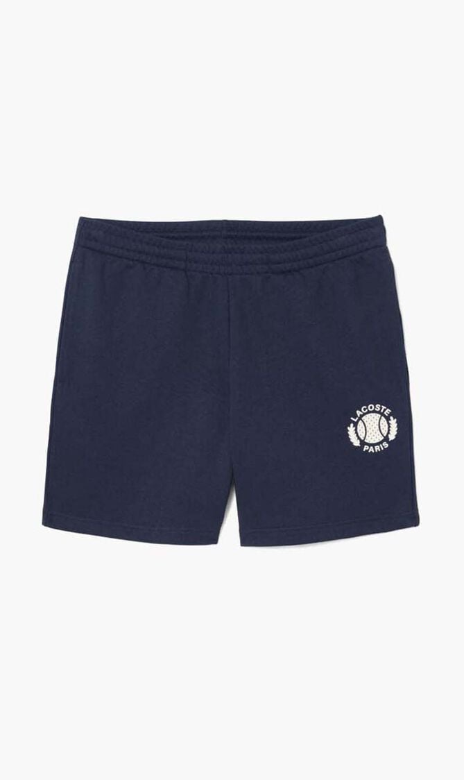 Regular Fit 3d Print Fleece Shorts