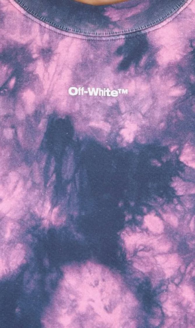 AOP TIE DYE ARROW SWEATDRESS PINK BLUE