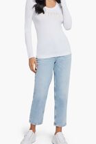 Ls Rn Pony Hair Tee
