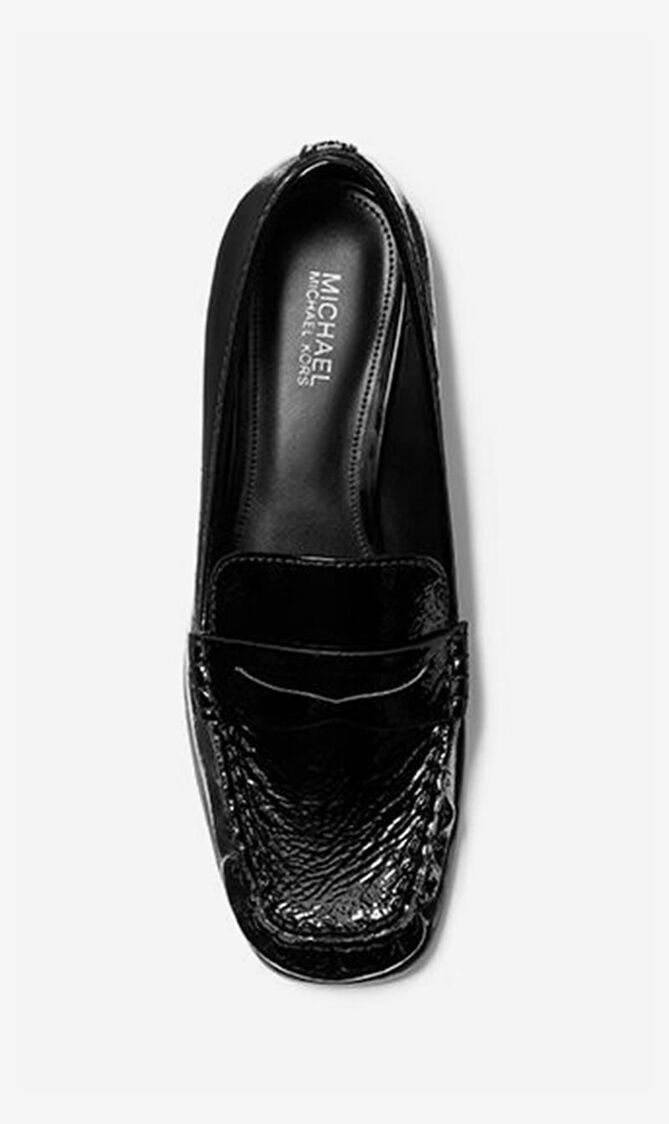 Carlson Crackled Patent Leather Loafer