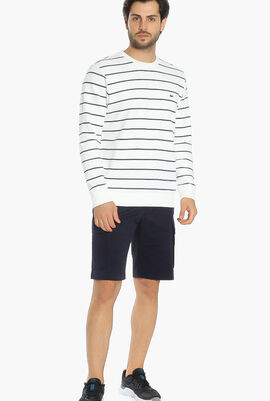 Striped Regular Fit Sweatshirt
