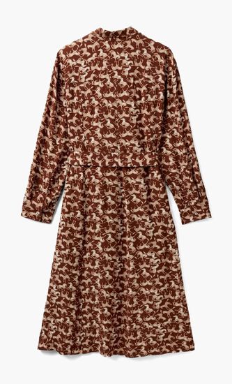 Printed Shirt Dress
