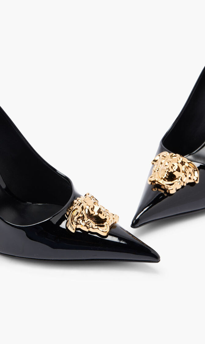 LA MEDUSA PATENT LEATHER PUMPS