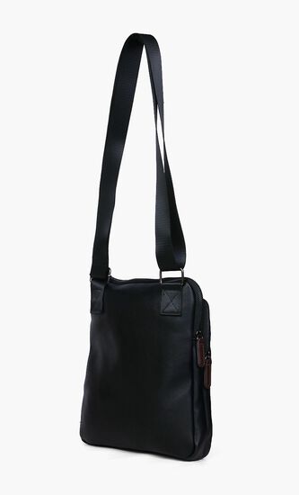 Zipper Leather Crossbody Bag