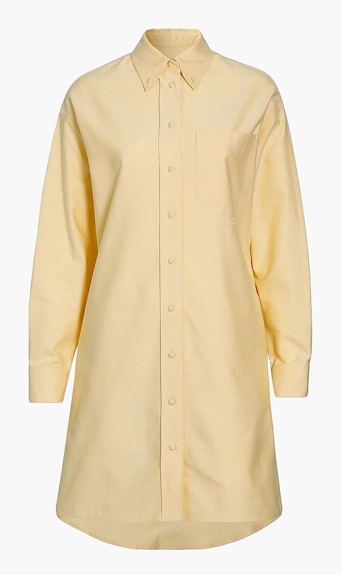 Plain Branding Shirt dress