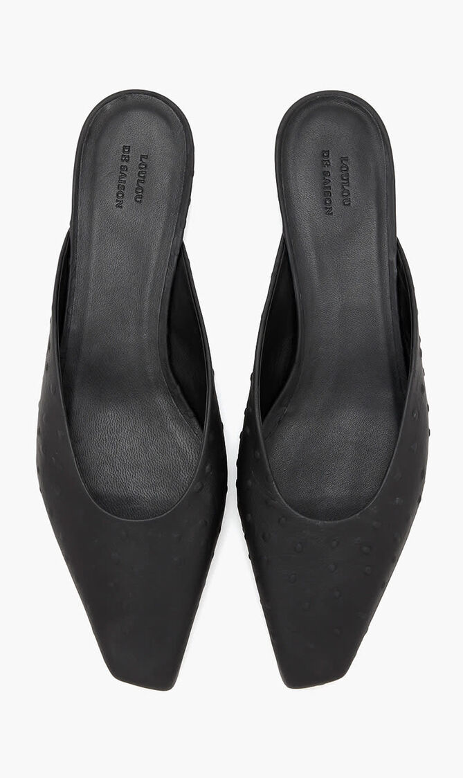 ALIX MINI WEDGE MULE SLIPPERS
