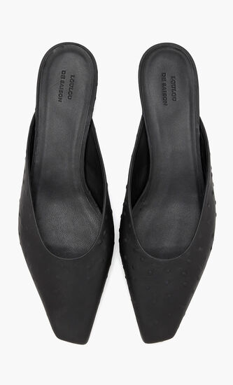 ALIX MINI WEDGE MULE SLIPPERS