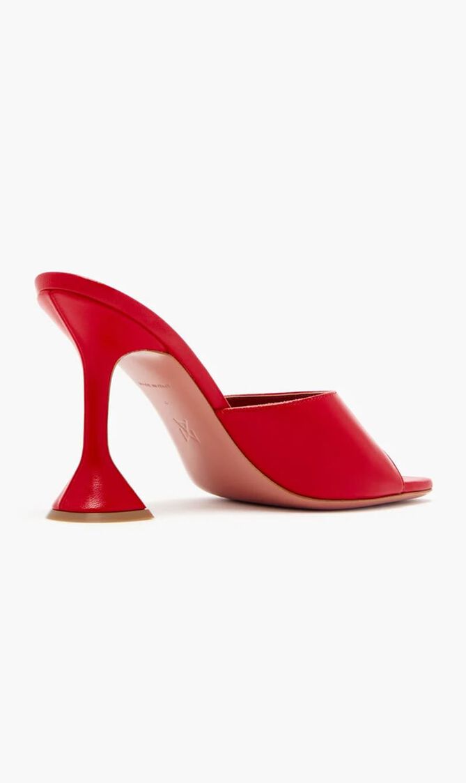 LUPITA SLIPPER OSTRICH SUNSHINE 95 MM CL HEEL