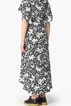 Floral Print Silk Dress