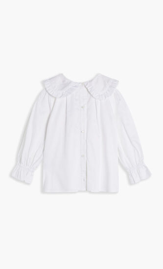 RUFFLE COLLAR BLOUSE