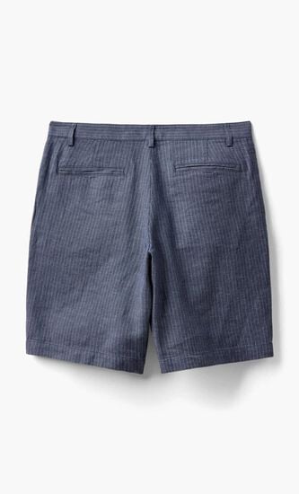 Striped Linen Shorts