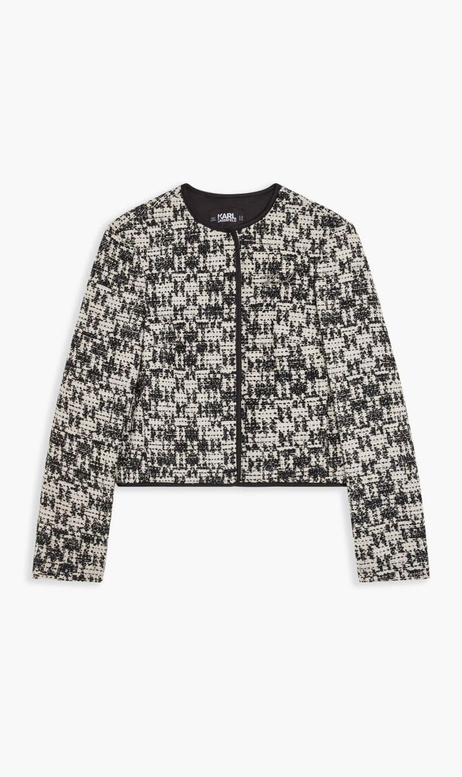 CHECK BOUCLE JACKET