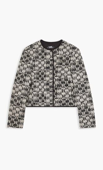 CHECK BOUCLE JACKET