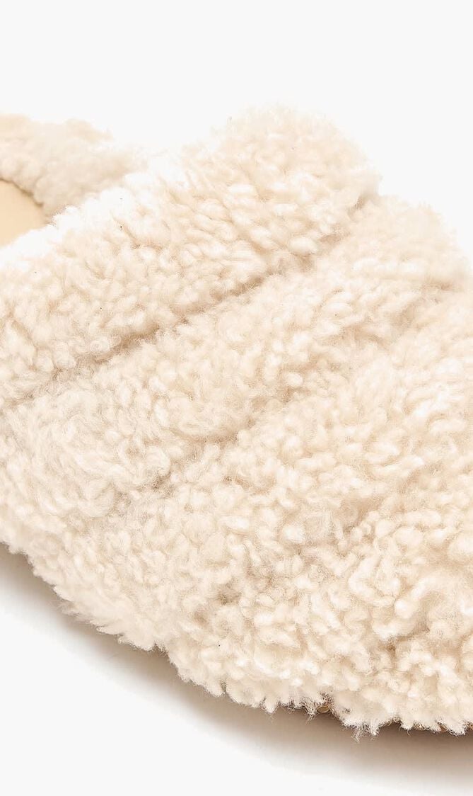 SNAIL SHEARLING MULE