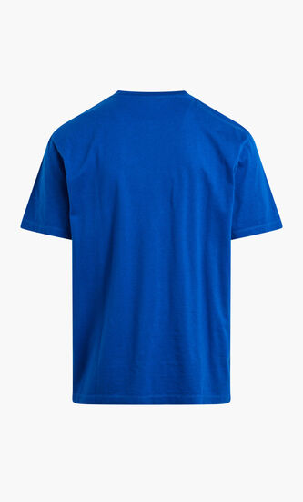 T-SHIRT OVERDYED COTTON JERSEY FABRIC + MASK PRINT