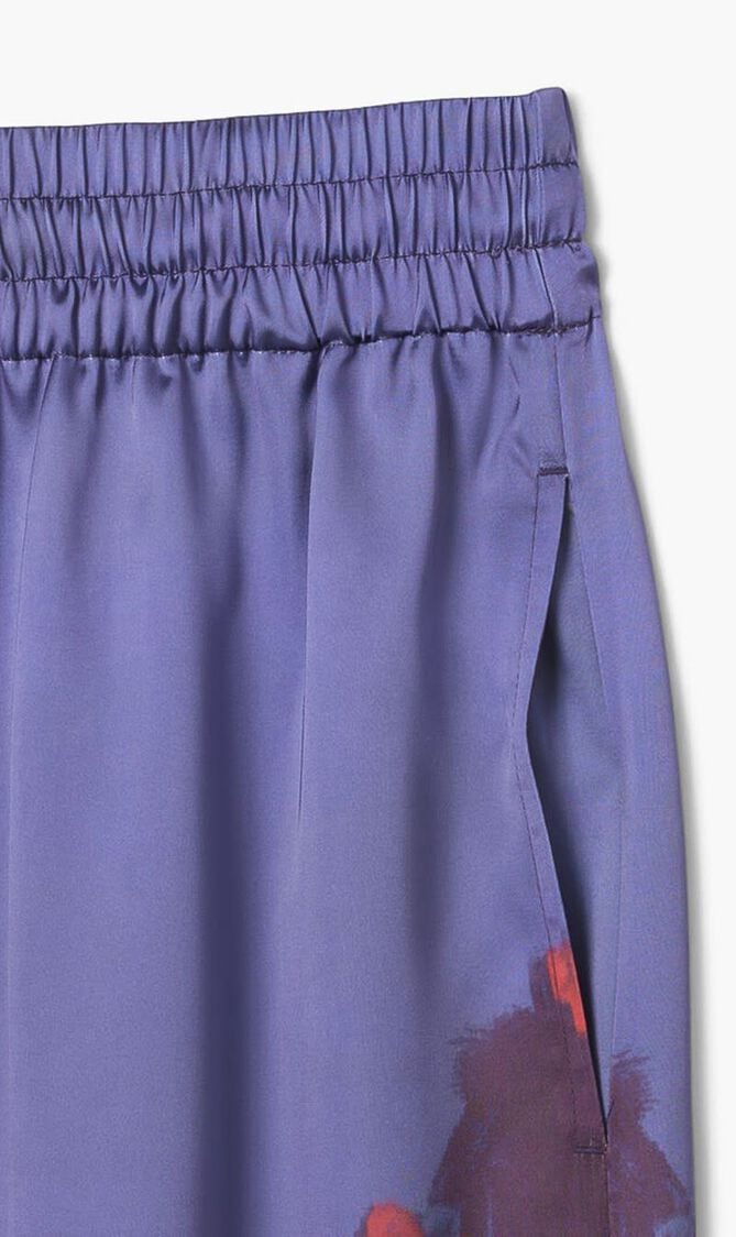 Oversized Landscape Print Pants