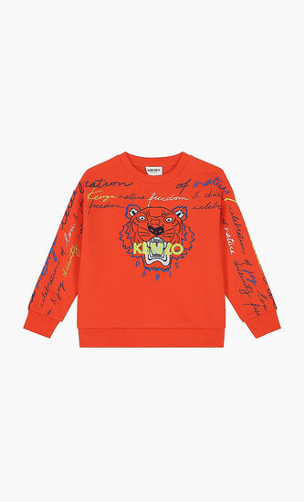 Tiger Print Sweatshirt