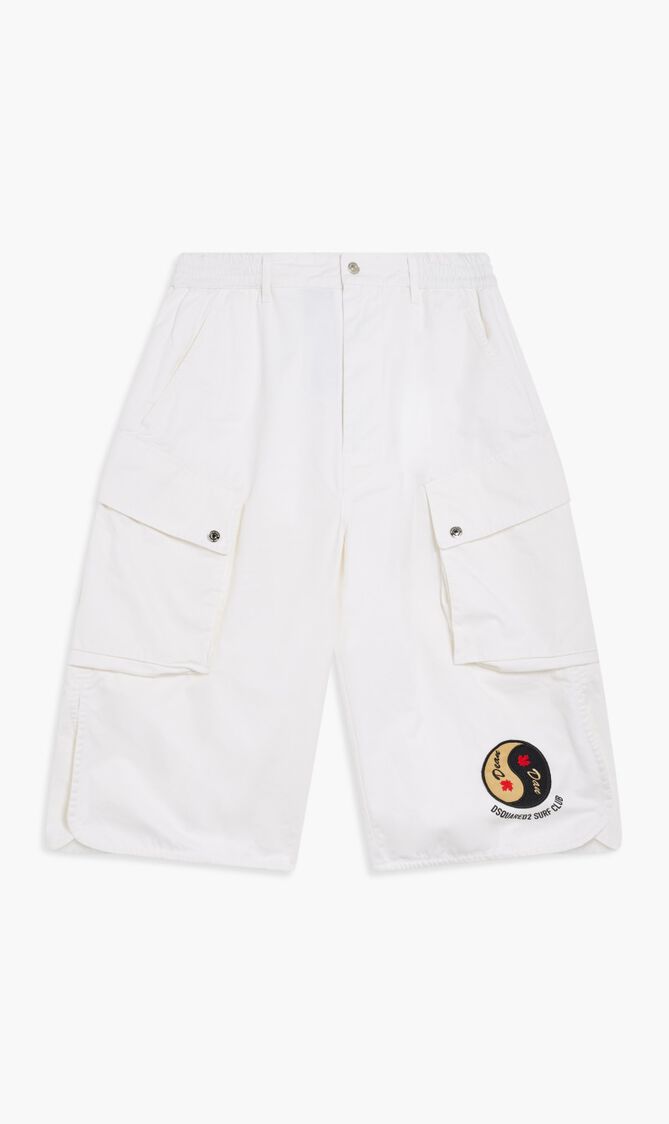Logo Print Pocket Shorts