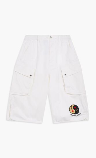 Logo Print Pocket Shorts