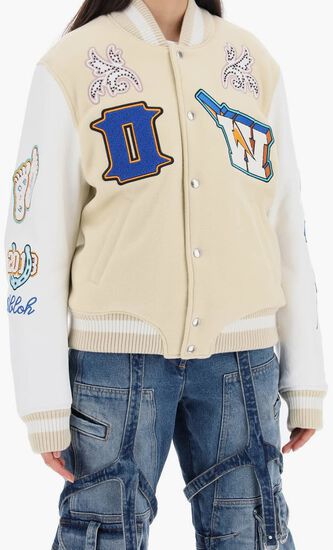 WO THUNDERBOLT VARSITY BEIGE WHITE
