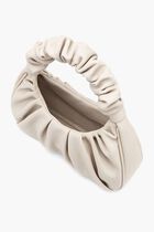 JW PEI WOMEN'S GABBI RUCHED HOBO HANDBAG - IVORY