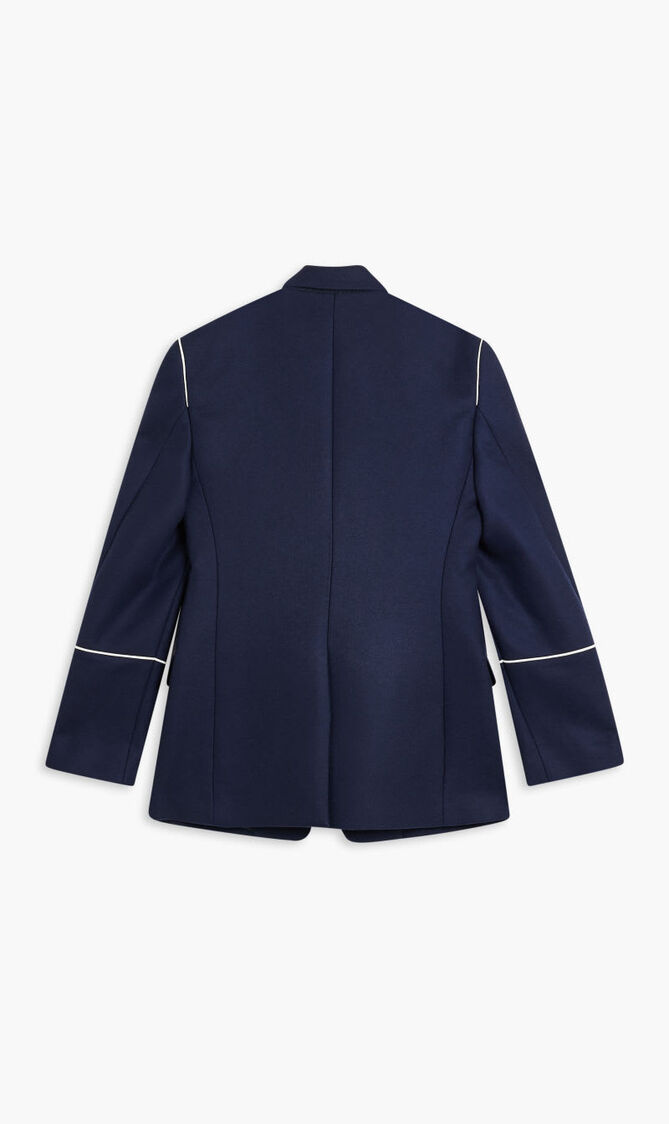 LIGHT WOOL FELT 2 BUTTONS JACKET