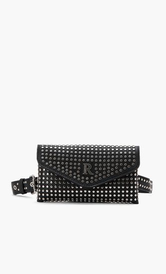 Studded Leather Belt Bag