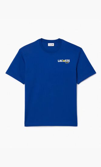 Heavy Cotton Jersey Back Print T-shirt