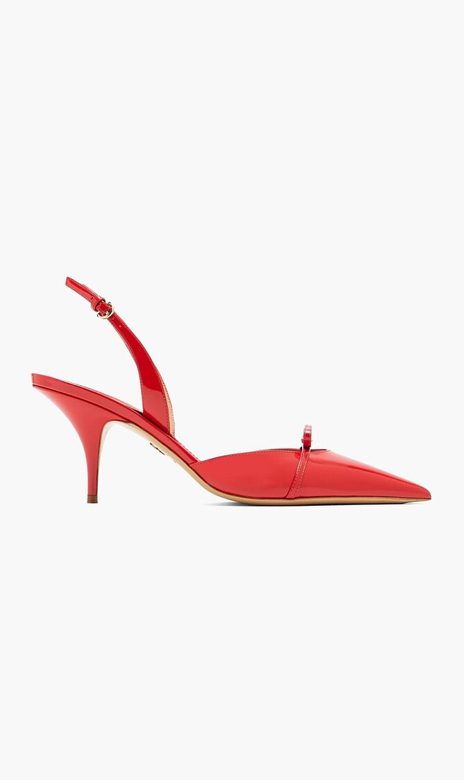 Mini Bow Slingback Pumps