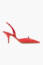 Mini Bow Slingback Pumps