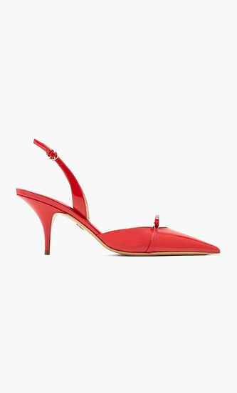 Mini Bow Slingback Pumps
