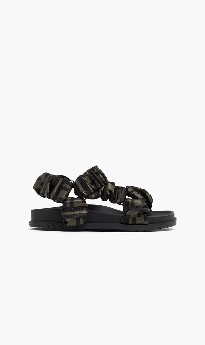 FF Satin Sandals