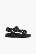 FF Satin Sandals