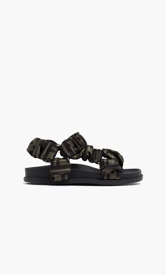 FF Satin Sandals